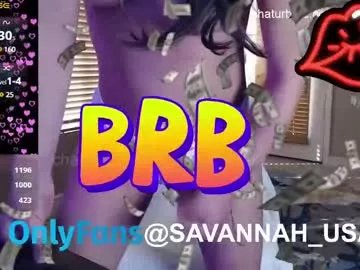 savannah_ts on Chaturbate